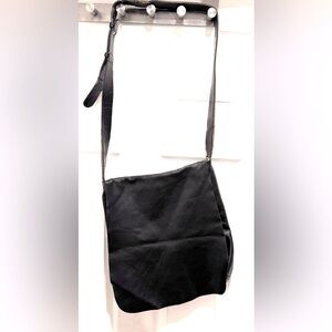 Rudsak collection leather tote shoulder crossbody bag black laptop flap soft